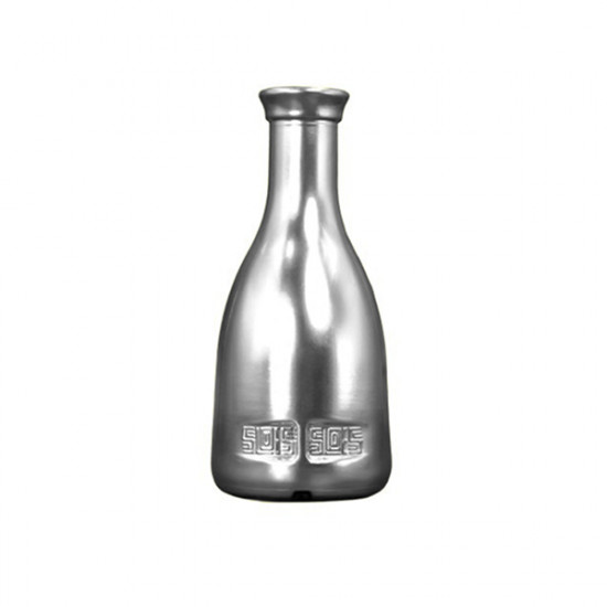 FL Ваза декоративная 15 см, Серебро