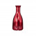 FL Ваза декоративная 23 см, Красный металлик
